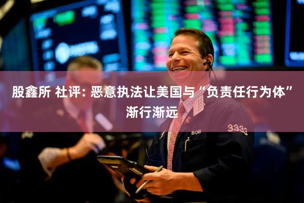 股鑫所 社评: 恶意执法让美国与“负责任行为体”渐行渐远