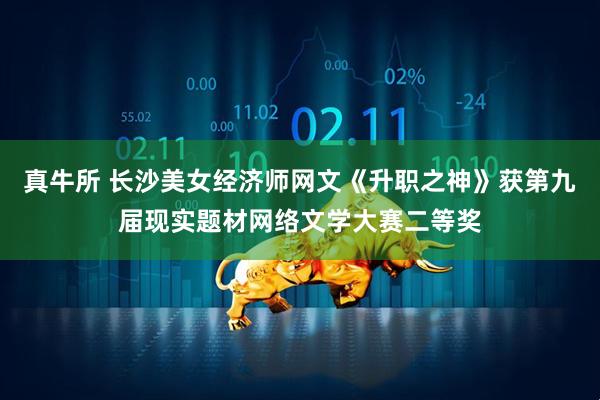 真牛所 长沙美女经济师网文《升职之神》获第九届现实题材网络文学大赛二等奖