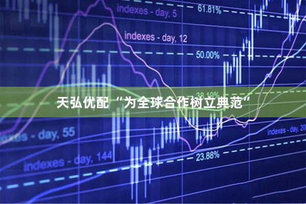 天弘优配 “为全球合作树立典范”